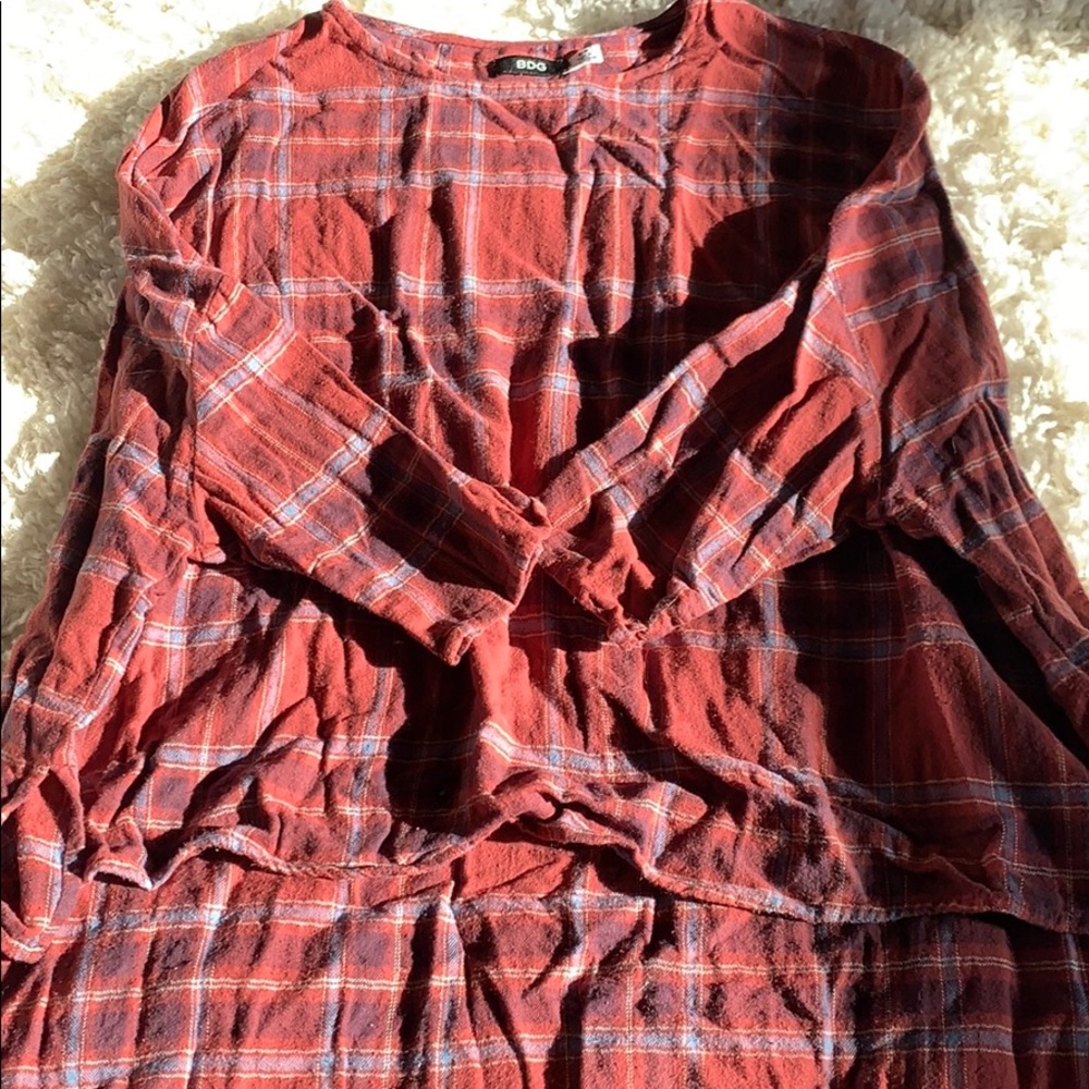 Over sized flannel shirt